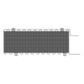 Evaporator - 2667001735 Capacitor Complete 512x914 4mm [Electrolux Aeg]